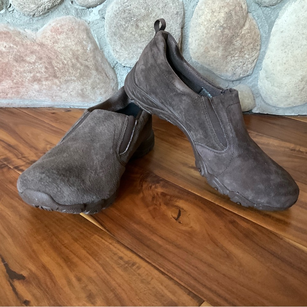 ✔️ Skechers Endeavor-Atmosphere Slip On Loafers Brown Suede Size 7